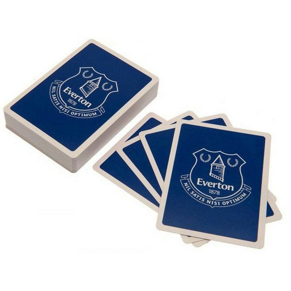 image 1 of Everton FC Playing Card Deck - Royal Blue/White - One Size