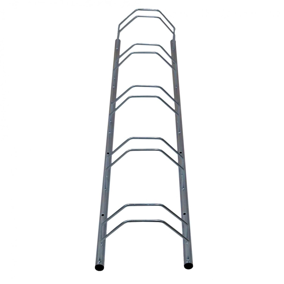 image 1 of 5 Five Slot Metal Heavy Duty Bike Stand Bicycle Storage Rack