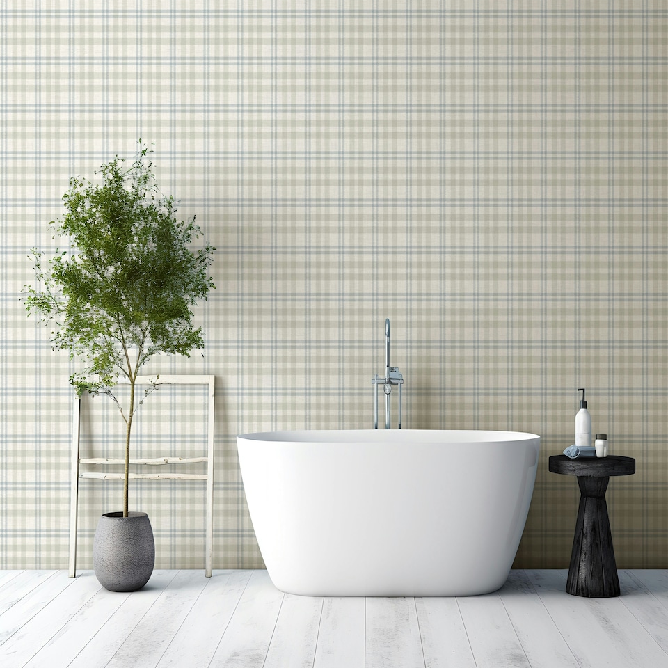 image 1 of Arthouse Countryside Check Natural