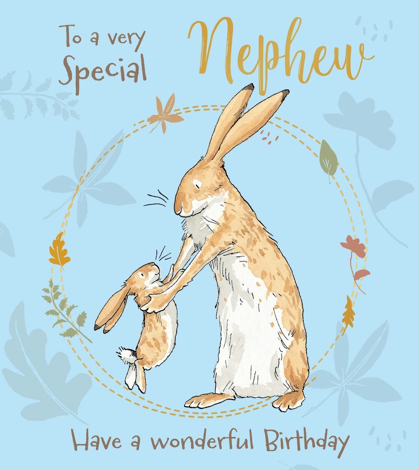 image 1 of Guess How Much I Love You 'Special Nephew' Birthday Card