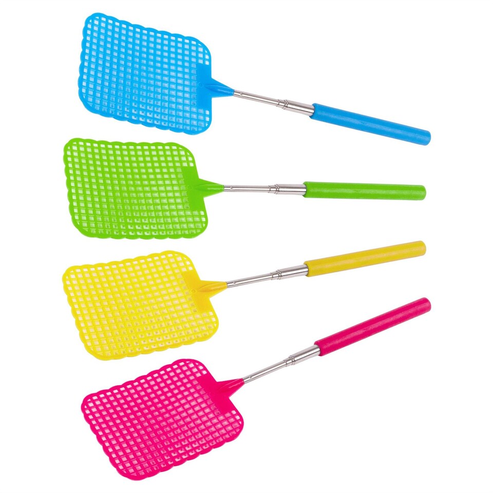 Ashley Extendable Stainless Steel Fly Swatter - Assorted