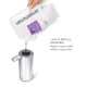 image 5 of Simplehuman 266ml Rechargeable Sensor Soap Pump, Automatic Hand Motion Soap Dispenser, Brushed Stainless Steel