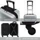 image 10 of Flight Knight 29" Extra Large Suitcase – 20kg Capacity Hard Shell Check-In Luggage with 4 Wheels  100+ Airlines Approved: Ryanair, EasyJet, Jet2, Wizz Air, BA Orange | Orange/Black | Large