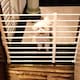 image 2 of Living and Home Expandable Closet Tension Shelf Rod & Storage Layer Dividers | White