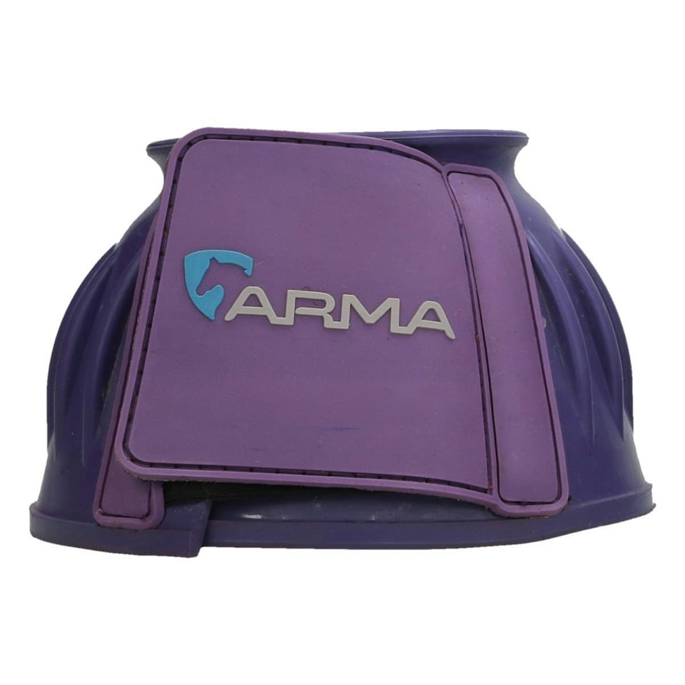 image 1 of ARMA Touch Close Horse Overreach Boots - Purple - Full