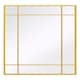 image 2 of The Genestra - Gold Modern Contemporary Garden Wall Mirror 39" X 27" (100x70CM) Gold