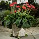 image 2 of Sleeping Gnome Plant Pot Feet - Set of 3 Green