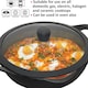 image 9 of Cast Iron Frying Pan, 24 cm Diameter, Cast Iron Skillet, Omlette Pan, Iron Frypan, Black