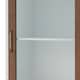 image 4 of Teamson Home Tyler Modern Wooden Linen Tower Tall Storage Cabinet with Two Doors, Walnut/White
