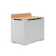 image 1 of Tutti Bambini Toy Box - Dove Grey/Oak