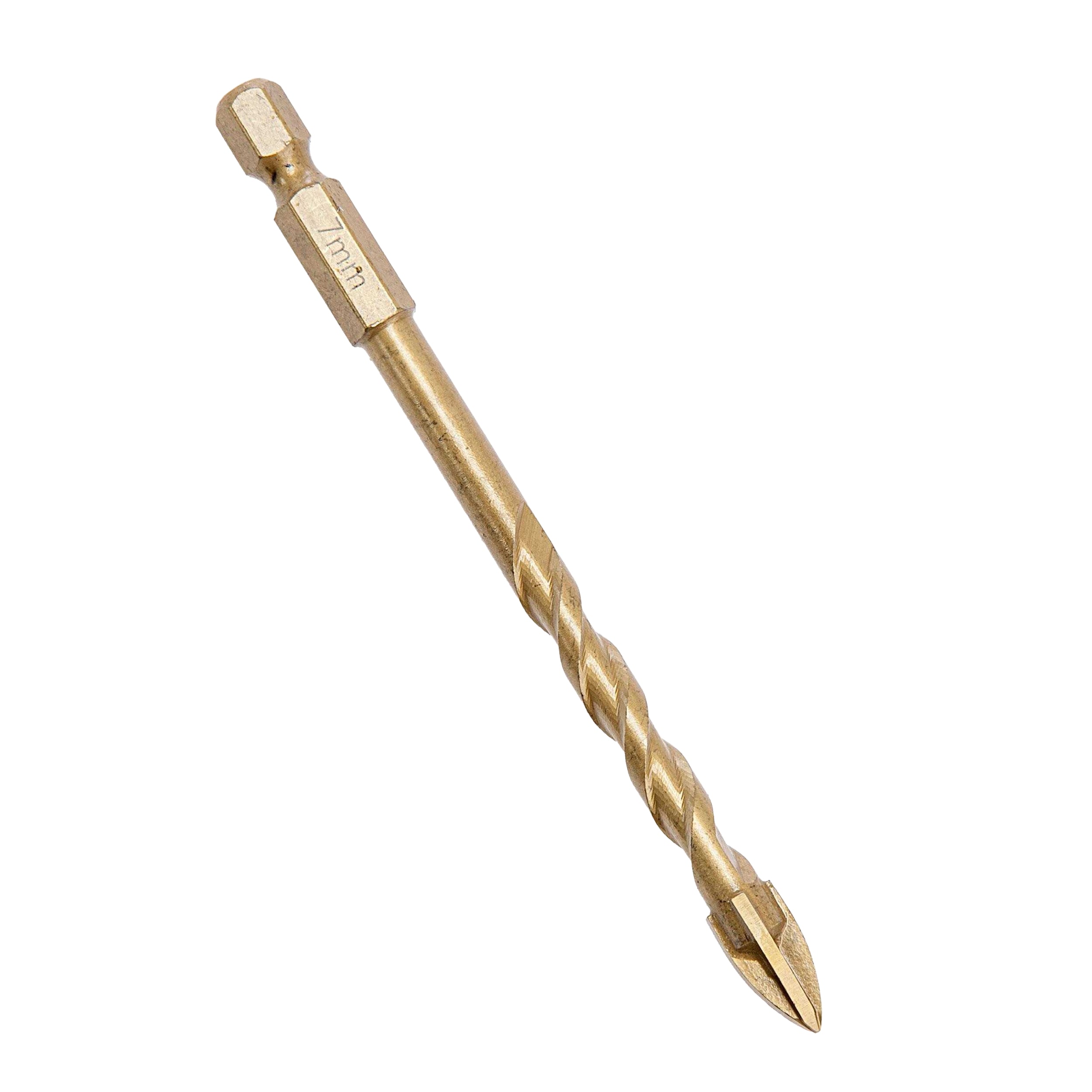 Abracs Pro 4 Cutter Head Drill Bit Gold Gold 7mm 1