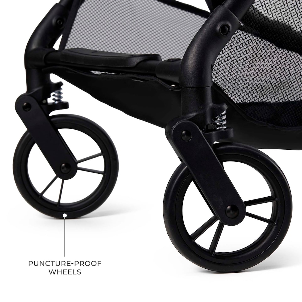 image 1 of Kinderkraft Compact And Lightweight Pushchair Indy 3 | Black | Black