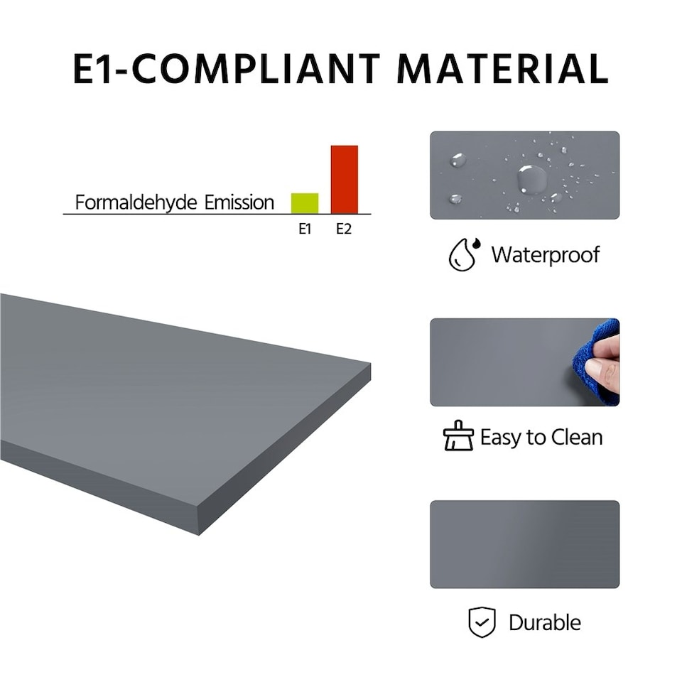 image 1 of Yaheetech Modern Style Side Table with 3 Spacious Drawers