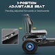 image 4 of HOMCOM Children Pedal Go Kart w/ Adjustable Seat, Rubber Wheels, Brake, Blue