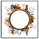 image 1 of Paint print autumn decoration (Picture Frame) Grey | M