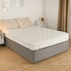 image 2 of OHS Teddy Fleece Quilted Soft Topper Mattress Protector, Single - Cream