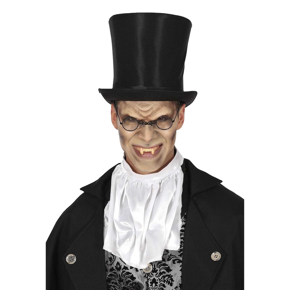 image 1 of Fiestas Guirca Unisex Adult Vampire Fangs Costume Prop | White | White-beige | One Size | 1