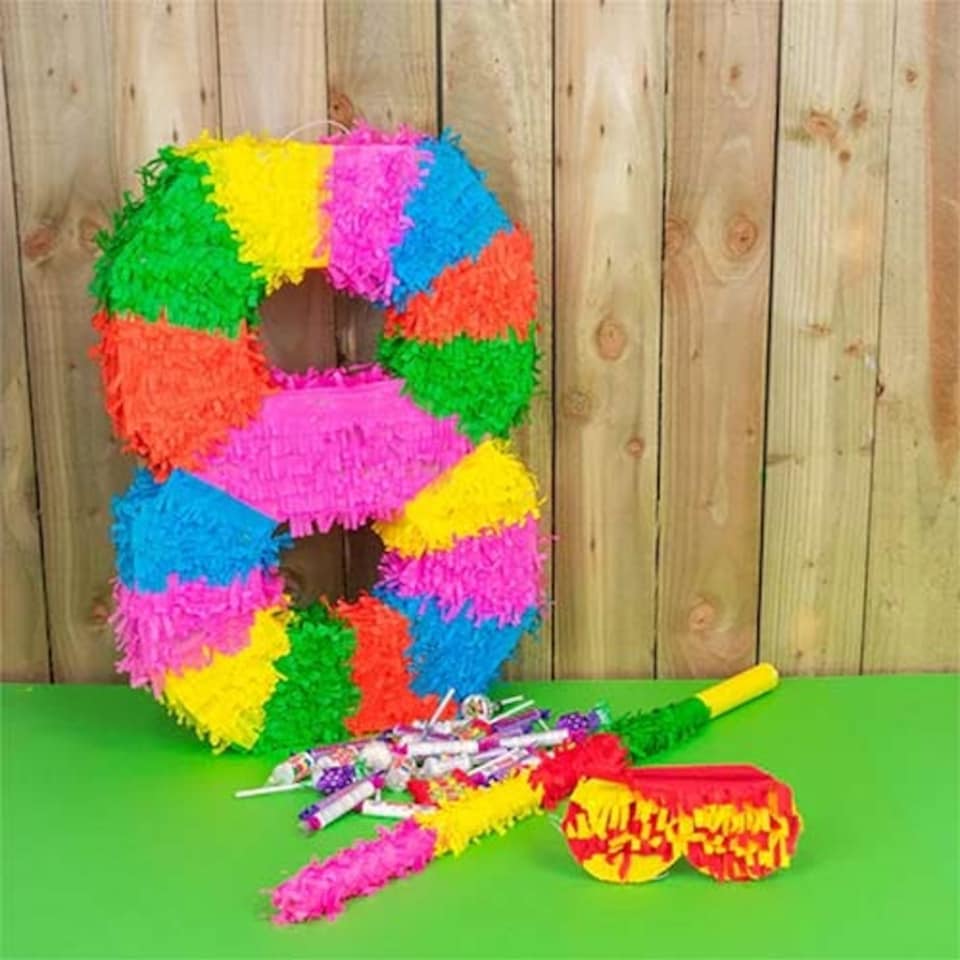 image 1 of Number 8 Standard Pinata 50cm