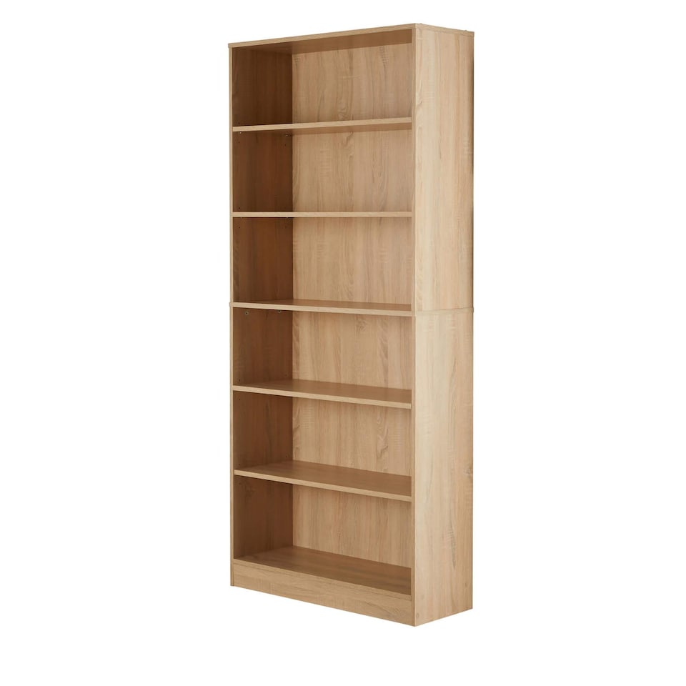 image 1 of Bookcase Display Shelf Freestanding Book Storage Unit Home Living Room Furniture | Brown