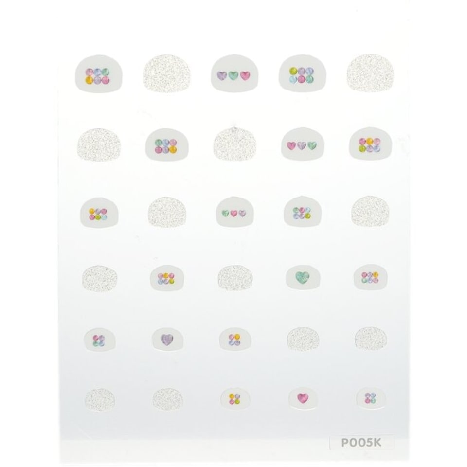 image 1 of Princess Kids Nail Sticker - # P005k - 1pack Multi
