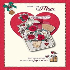 Mum - Nice Verse Hand Finished Nice Verse New Christmas Greeting Card