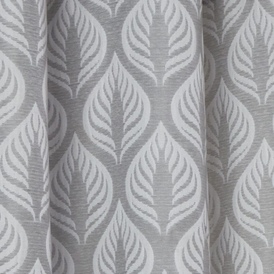 image 1 of Serene Lined Eyelet Curtains 116cm x 137cm Silver