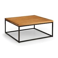 Classic Oak Square Coffee Table | Brown | Brown