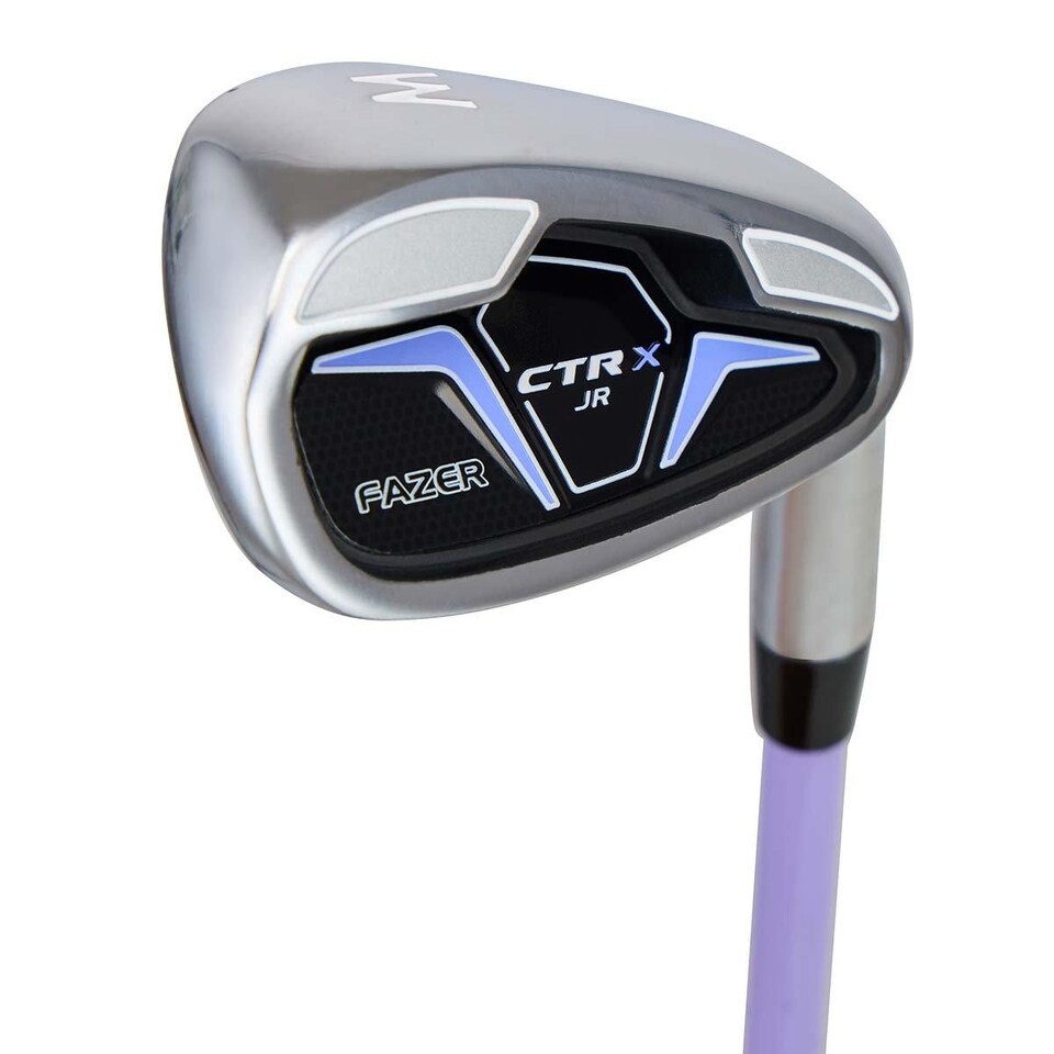 image 1 of Fazer Junior CTRX Age 9-11 5-Piece Golf Stand Bag Package Set - Chalk Purple