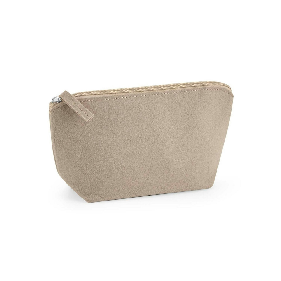 image 1 of Bagbase Felt Accessory Bag - Sand - 18cm x 9cm x 19cm