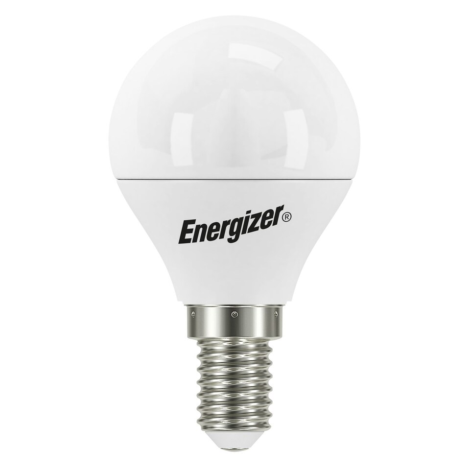 image 1 of Energizer LED Golf Ball E14 470lm 4.2W 6500K (Daylight) Light Bulb - Pack of 2