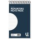 image 3 of Pack of 3 5"x8" 40 Sheets Reporters Note Pads
