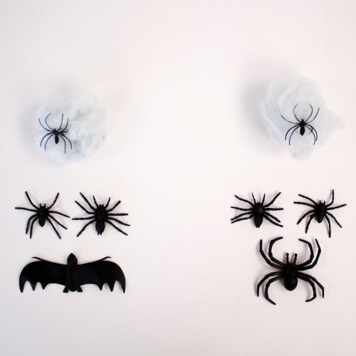 Assorted Halloween Creatures with Cobweb Set