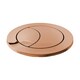 image 7 of SPARES2GO Universal Toilet Cistern Dual Flush Push Button Kit for 20mm 40mm 50mm 60mm Lid Hole (Brushed Copper)
