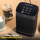 image 7 of Russell Hobbs RHCH2001S Space Heater in Black & Silver Square 1500W Portable Electric Heater