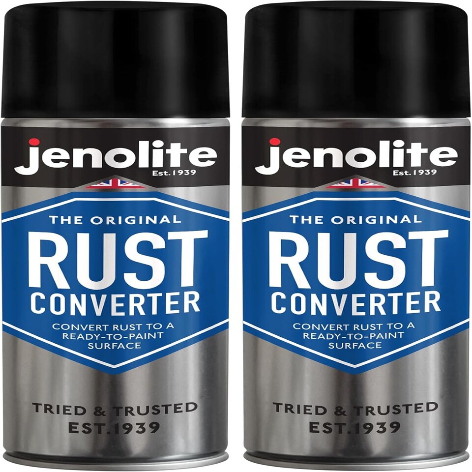 image 1 of Jenolite Ready to Paint Rust Converter Spray - 400ml - 2-Pack