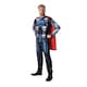 image 1 of Thor Mens Classic Costume - Grey/Red - XL XL