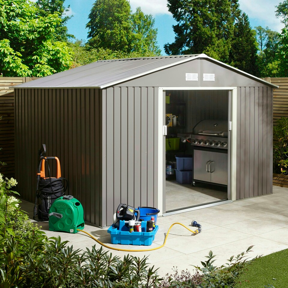 image 1 of Rowlinson Trentvale Metal Shed 10x8