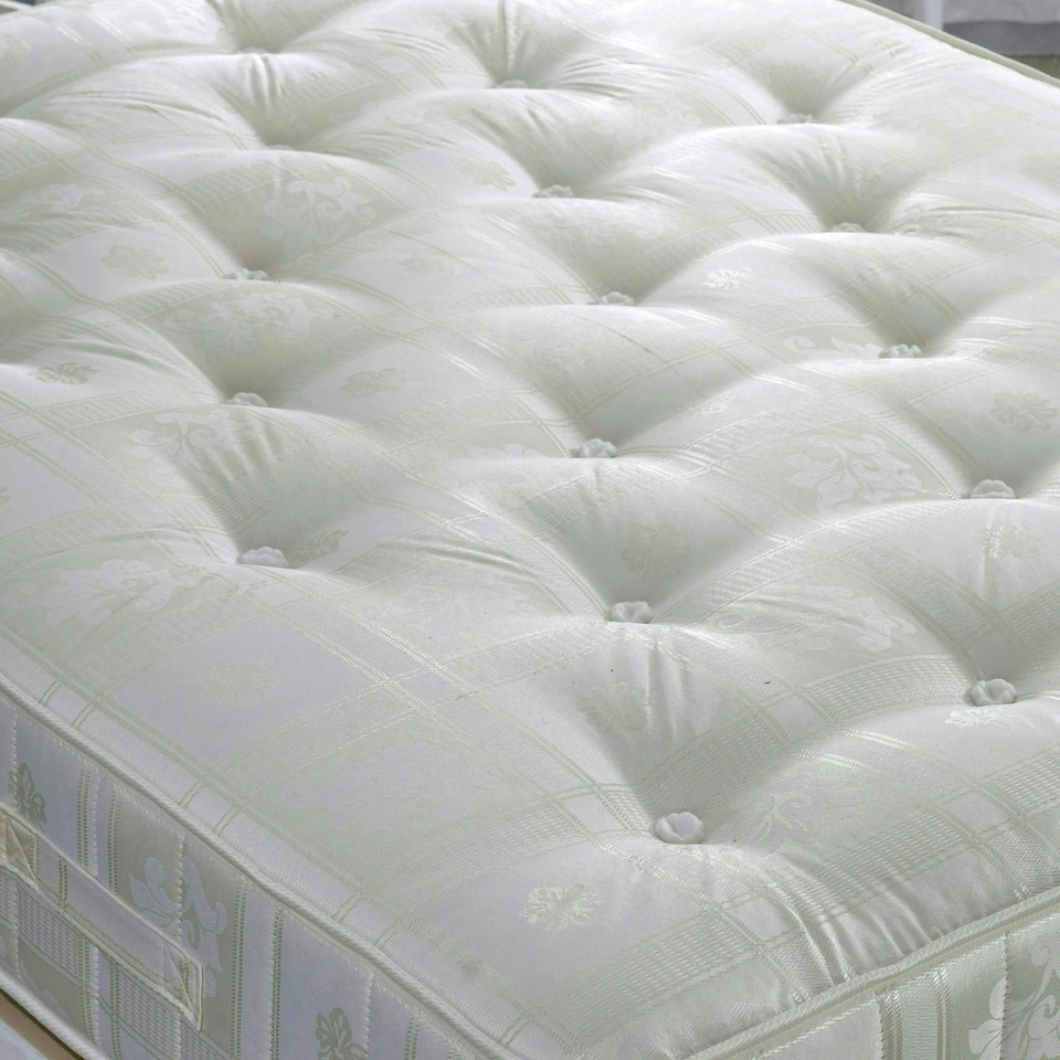 image 1 of Majestic 1000 Pocket Sprung Aubergine Chenille 4 Drawer Divan Set And Lona Headboard Small Double