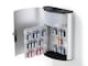 image 2 of Durable Key Safe Plus Lock Box Drop Slot | Holds 54 Keys | Includes 6 Key Clips | Silver