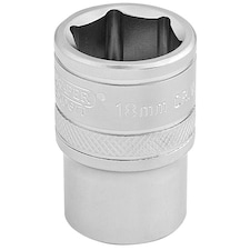 18Mm 6Pt Socket 1/2 Dr-Pckd - 16608