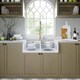 image 2 of Balterley Double Bowl Fireclay Ceramic Butler Kitchen Sink with Full Weir, Overflows & Wastes