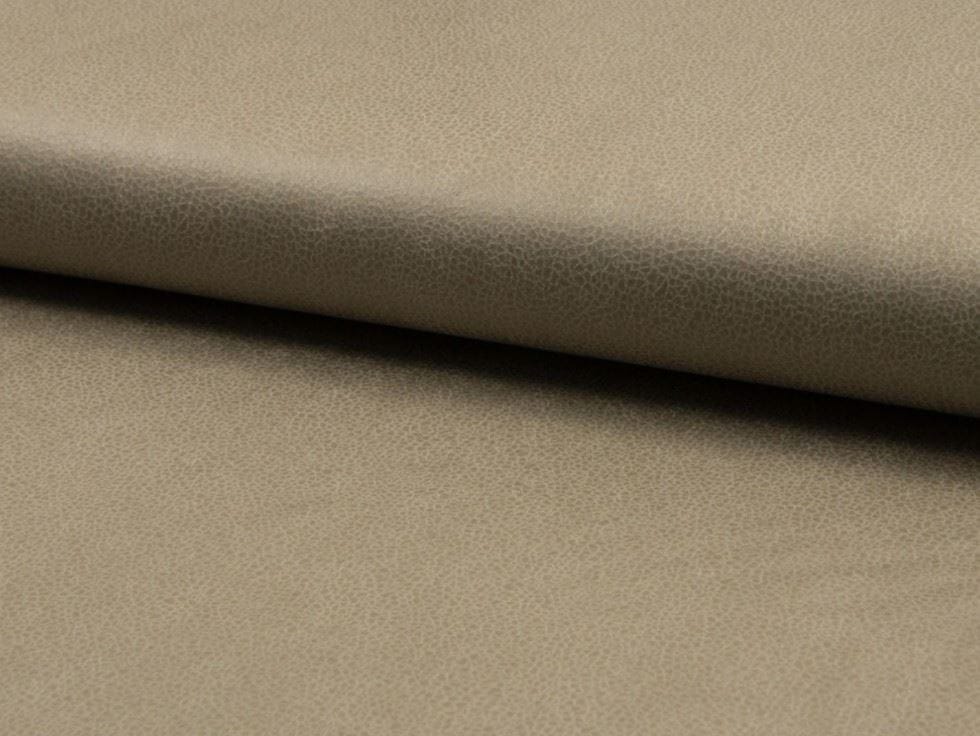 Beige Foil Faux Suede Stretch Knit Fabric for Dressmaking, 145cm / 57" Wide - per metre