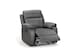 image 1 of Faux Leather Grey Manual Recliner Chair VEGAS