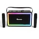 image 1 of Mr Entertainer Neon Compact Karaoke Machine