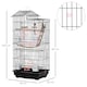 image 2 of PawHut Bird Cage for Budgies, Finches, Canaries w/ Accessories, Toys, Tray