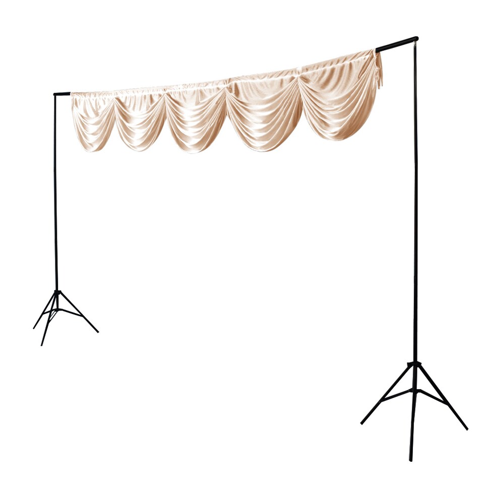image 1 of 3M Ice Silk Wedding Drapery, Detachable Backdrop Curtain - 1pc
