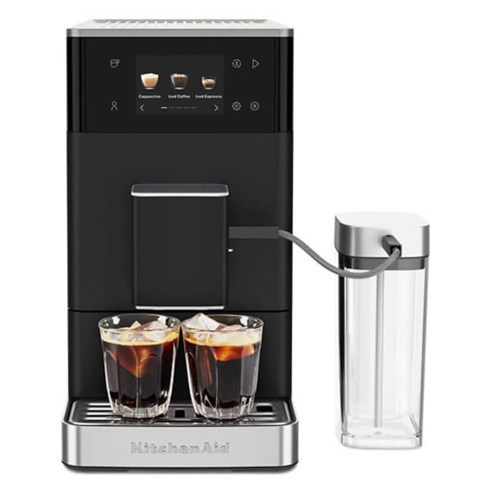 image 1 of KitchenAid KF4 Fully Automatic Espresso Machine with Iced Coffee Matte Black