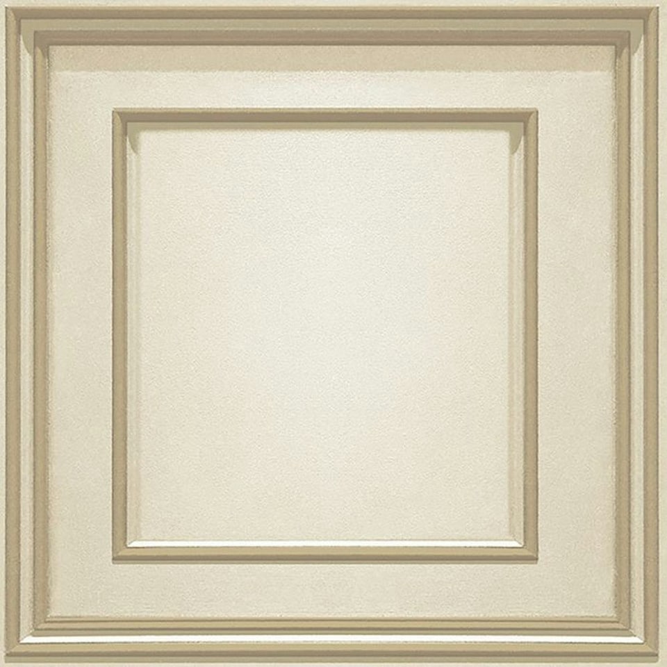 image 1 of Belgravia Forbidden Fruit Panel Wallpaper - Cream/Gold - 10m x 53cm