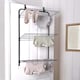 image 1 of OHS 3 Tier Foldable Over Door Clothes Airer Drying Rack