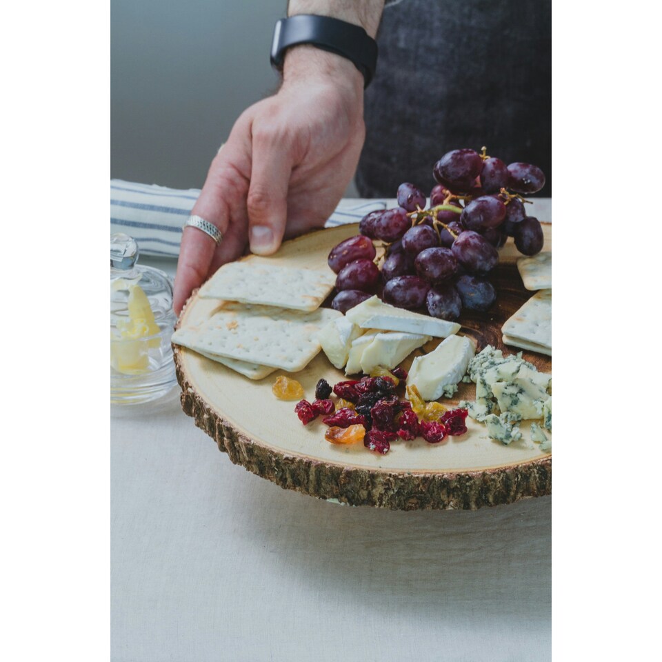 image 1 of Artesà Rustic Medium Wooden Serving Board